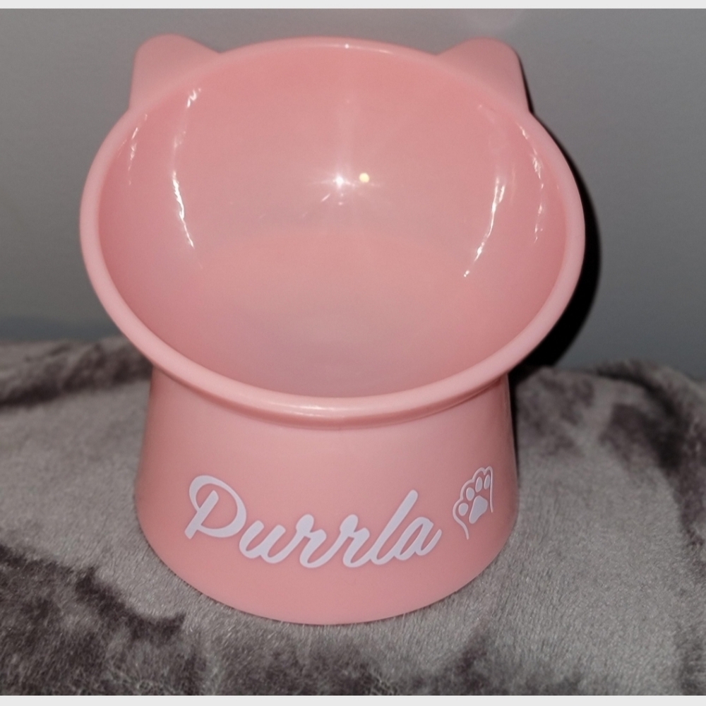 Pink Purrla Pet Bowl